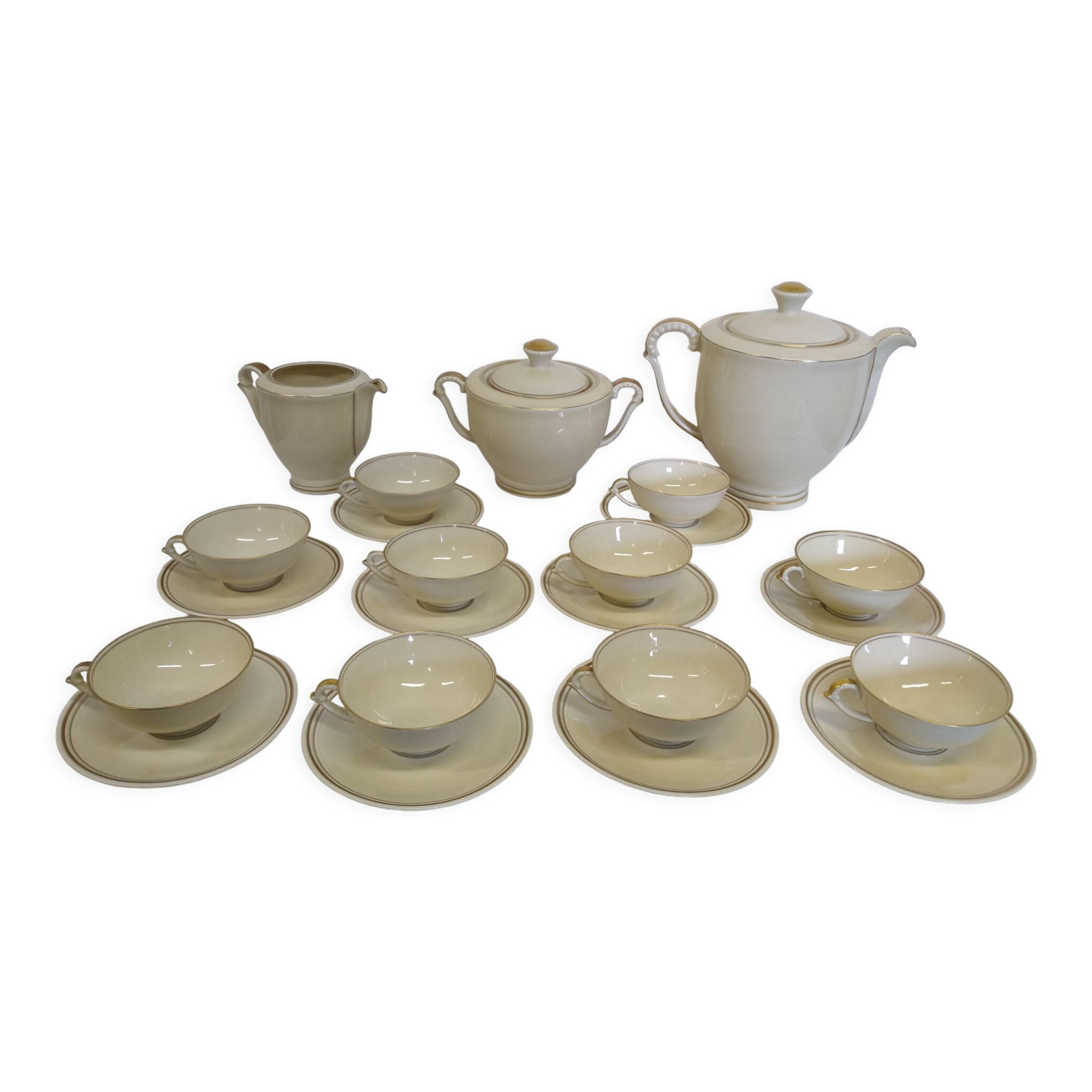 Limoges porcelain coffee set