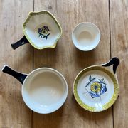 Set of 4 vintage serving dishes from the Flamingo series by Stavangerflint