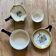 Set of 4 vintage serving dishes from the Flamingo series by Stavangerflint