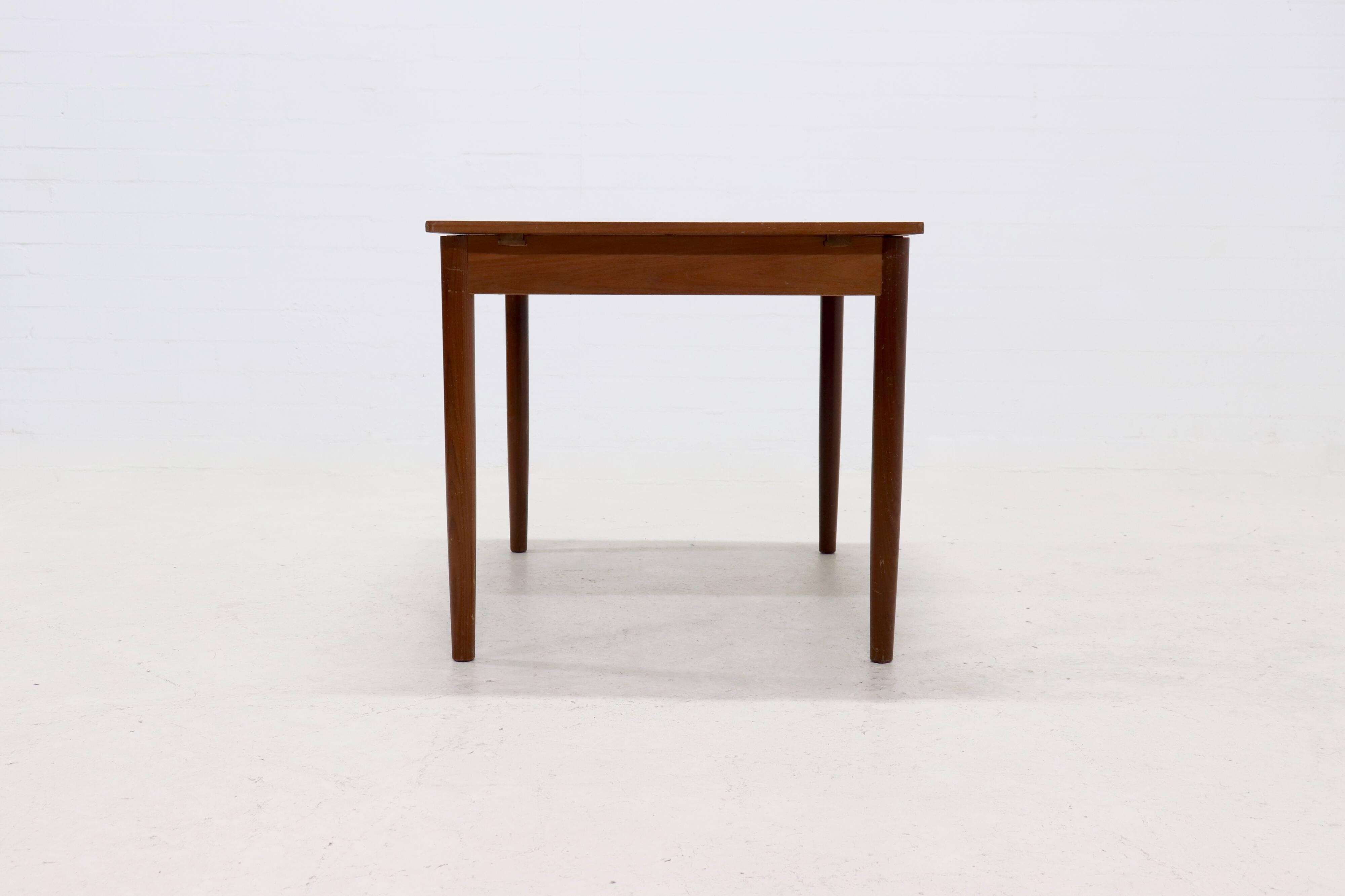 Extendable Teak Dining Table 1960s