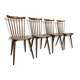 Set of 4 Scandinavian Baumann chairs model Minuet 1980 stamped