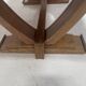 Table bureau Art Déco en chêne cérusé du XX siècle