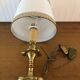 Bedside lamp Vintage foot solid brass year 60