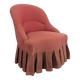 Fauteuil crapaud de style Napoléon III