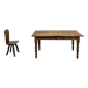 70s pine farmhouse table