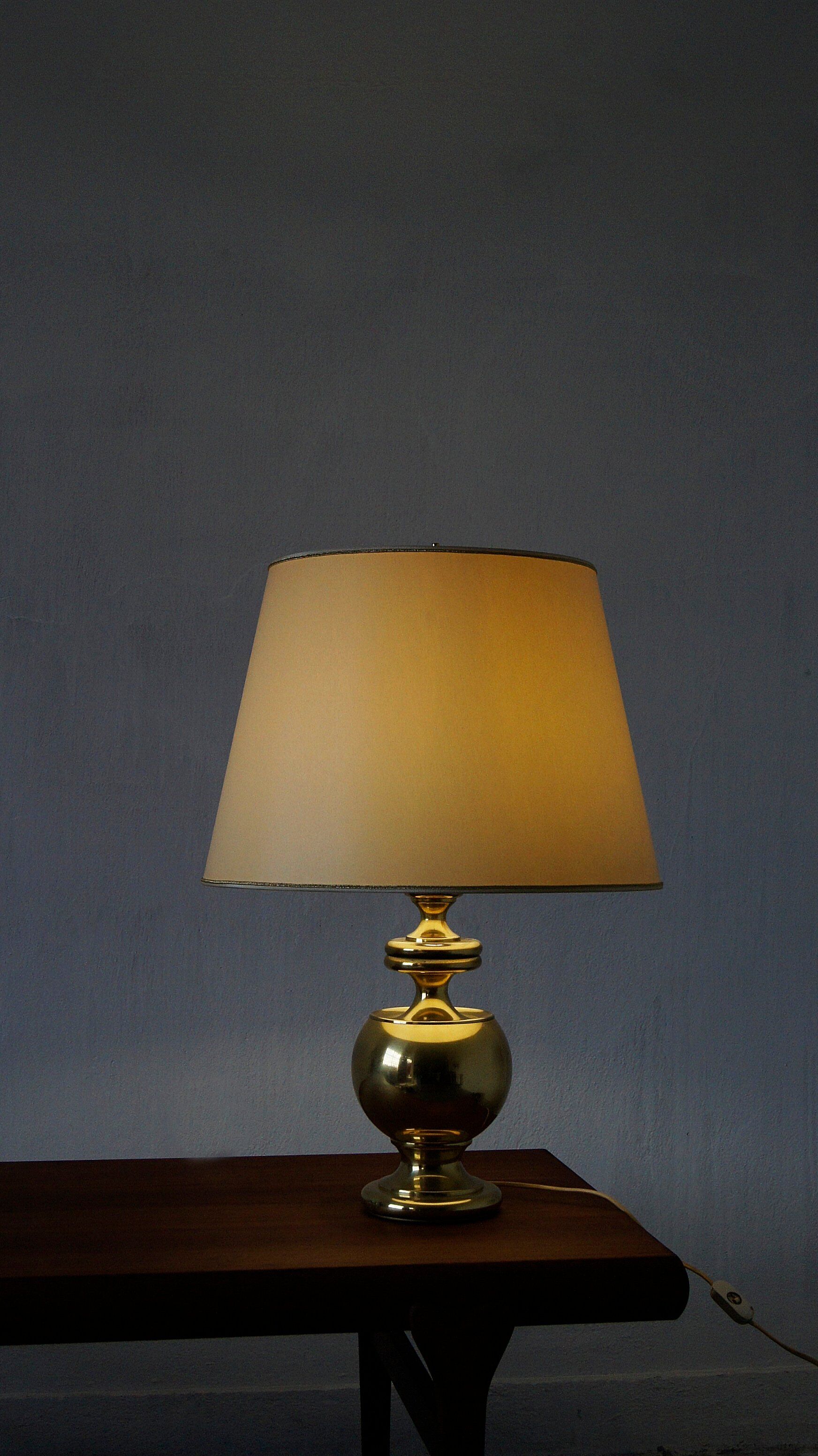 Vintage Brass Table Lamp
