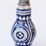 Pichet allemand émaillé Westerwald Biedermeir du XIXe siècle 2,5 L