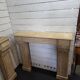 Wooden fireplace