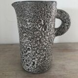 Gray stoneware pitcher