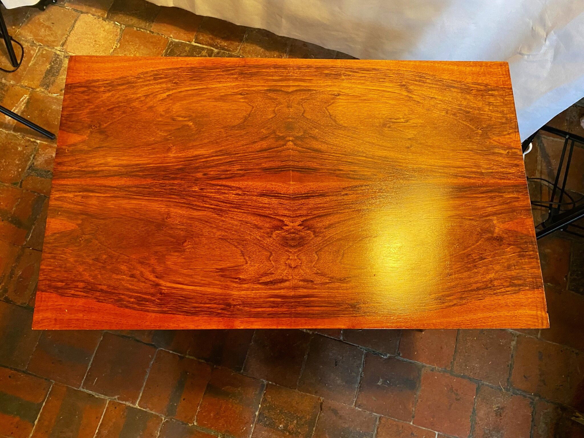 Vintage double-top table