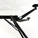 Nomos table-desk in black by Norman Foster 1986 for Tecno, Italy