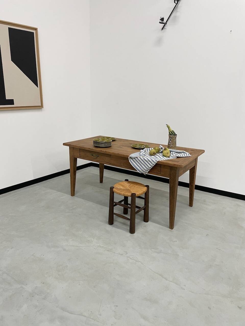 Pine farm table 165 cm