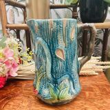 Vintage slip pitcher vase