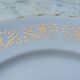 16 flat gold plates from Orchies porcelain