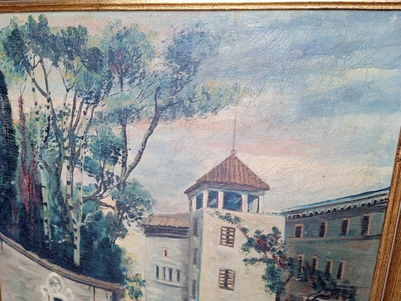 Venetian school view of Venice oil painting on canvas