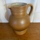 Antique pitcher stoneware from berry brown beige vintage kitchen