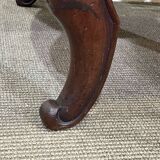 Pair of 19th century mahogany armchairs with crossbars