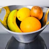 Brutalist centerpiece by Leopold, Brass and aluminum, Spain, 1970