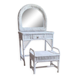 Rattan dressing table