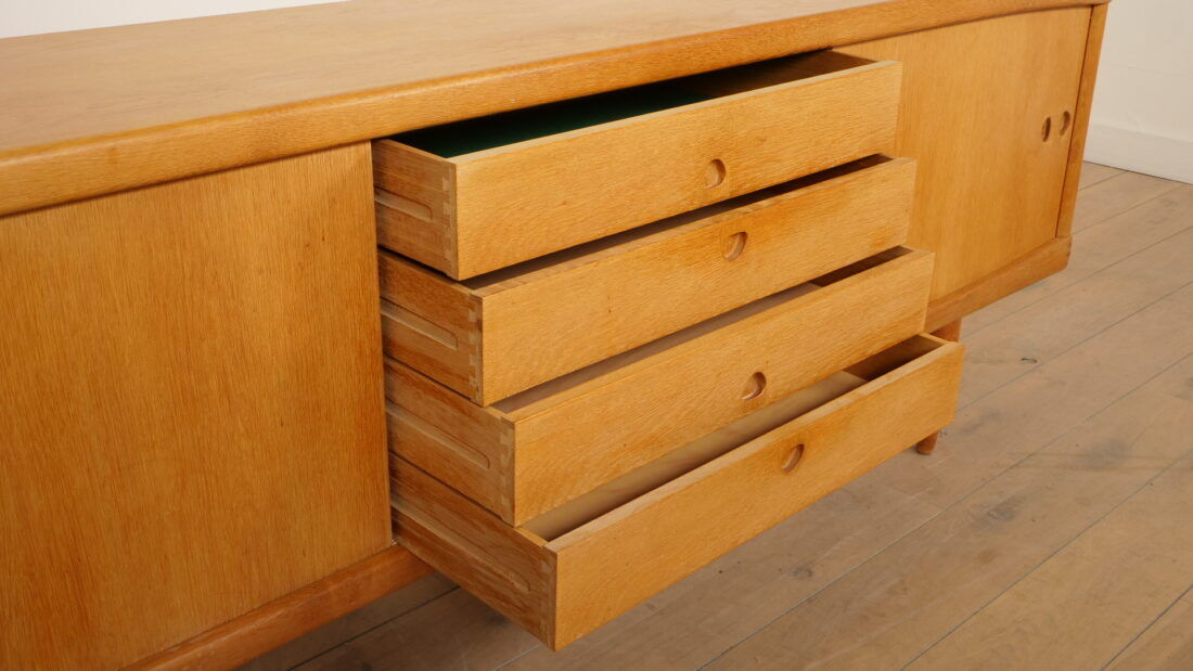 Vintage Sideboard | Oak | Bramin | H.W. Klein | 225 cm