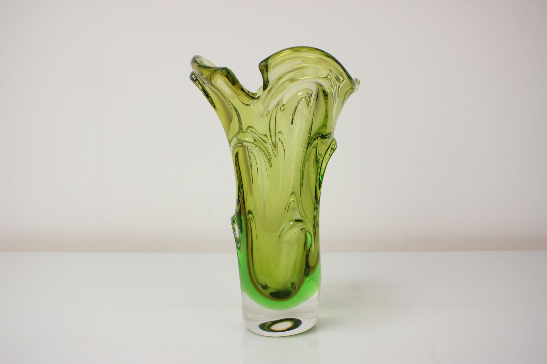 Mid-Century Glass Vase Designed by Josef Hospodka, 1960's