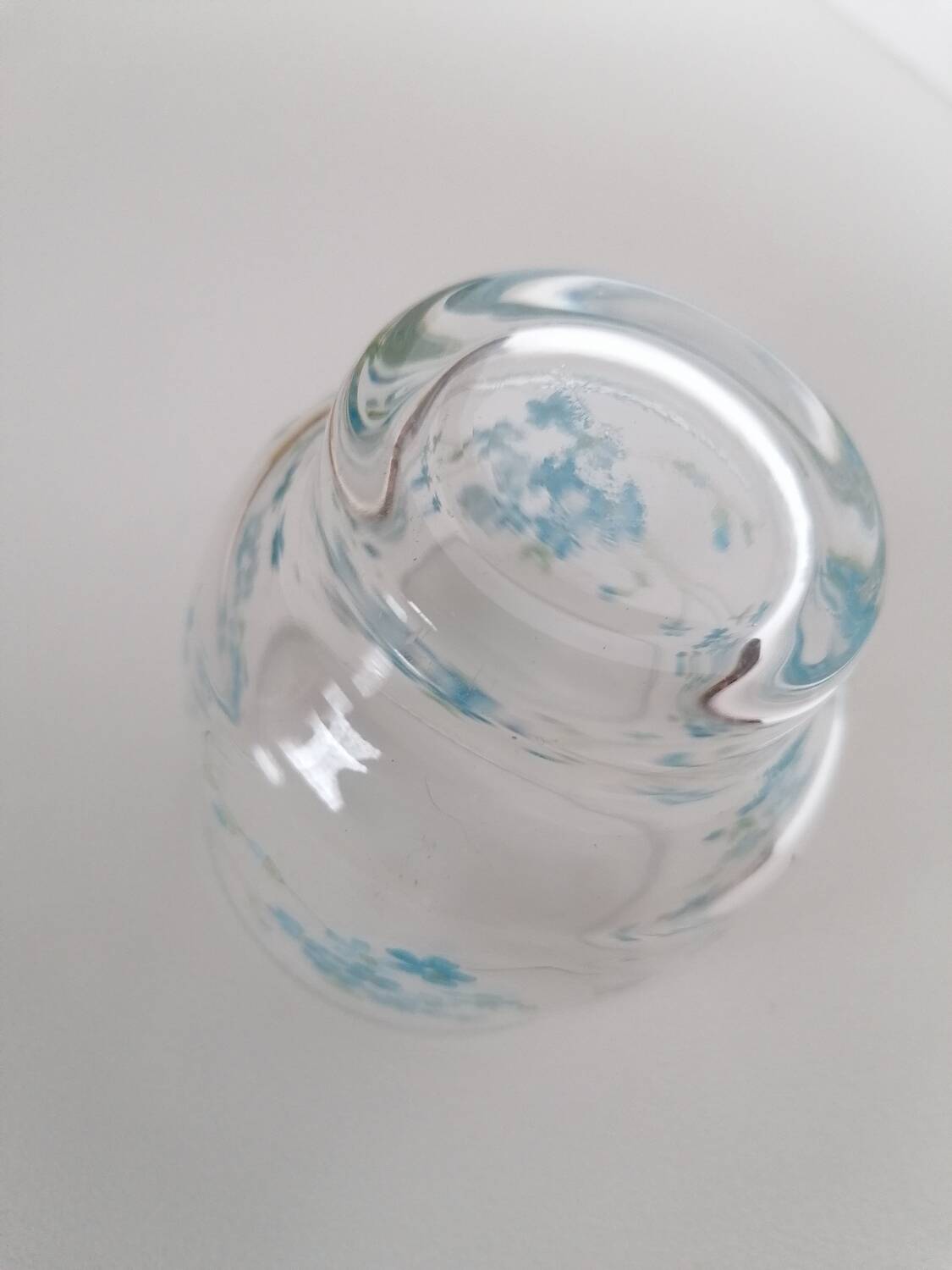 6 forget-me-not glasses