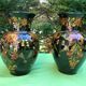 Pair of vintage vases in Savoy sandstone