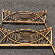 Head and foot of rattan rattan from the 60