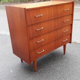Commode vintage pieds fuseaux
