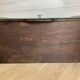 Small entrance chest of drawers or antique bedside table with engraved mirror.