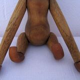 Figurine de singe en teck Danemark 1970