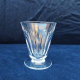 10 faceted white wine glasses