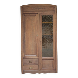 Superbe grande armoire parisienne en chêne (années 30/40)