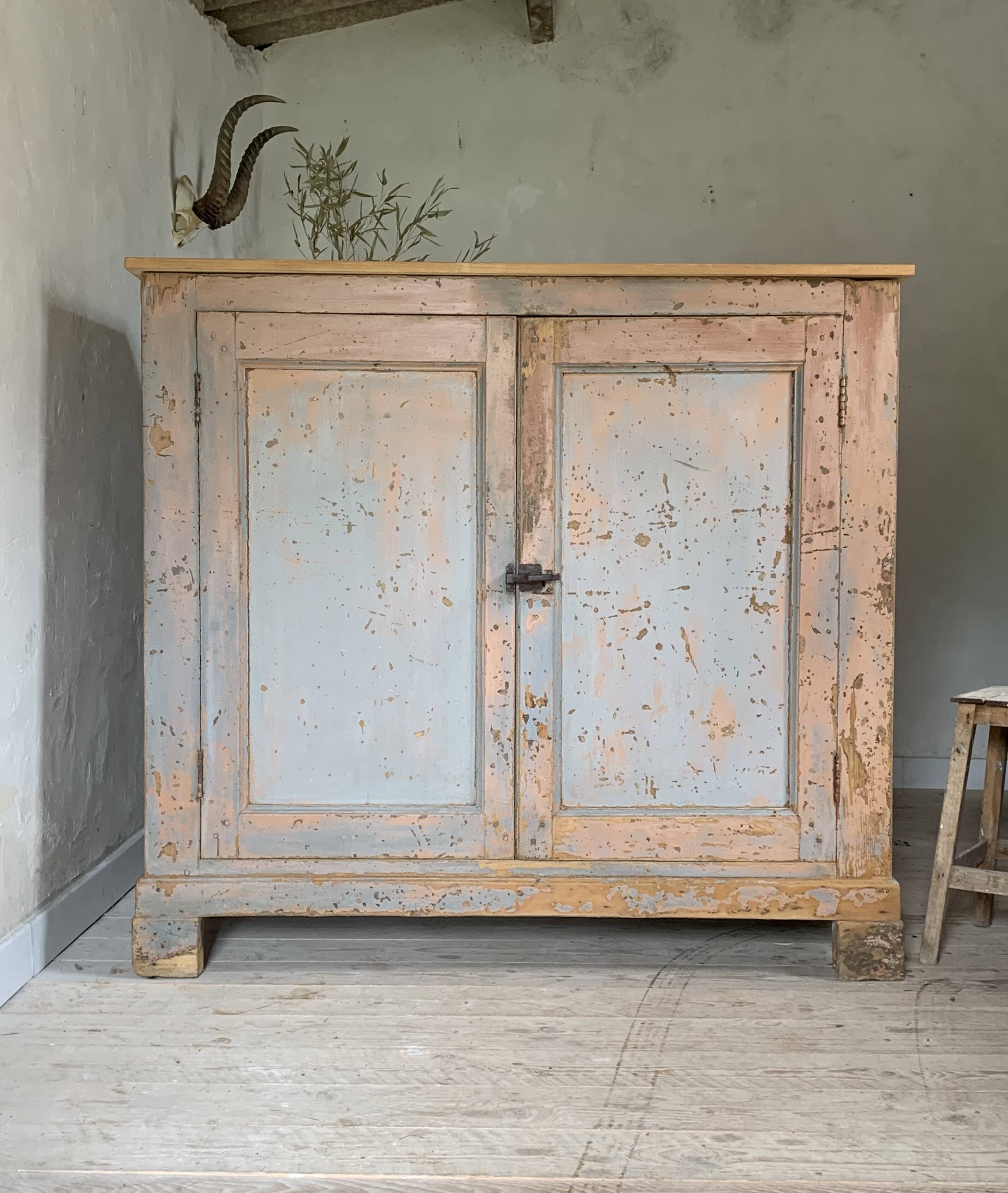 Large patinated Parisian buffet