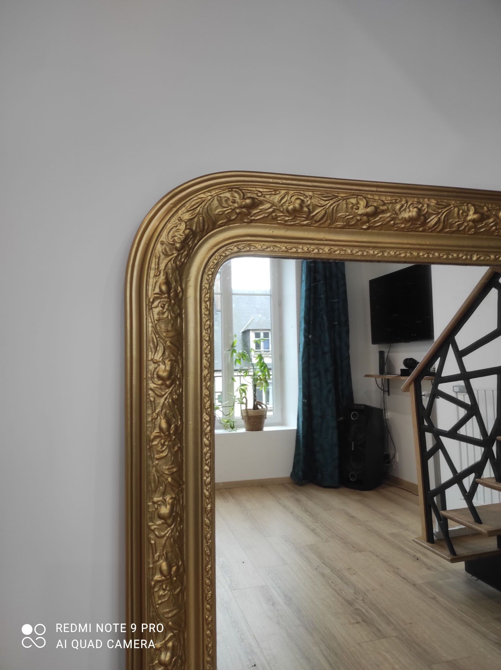Old mirror Louis Philippe 140/86 cm