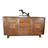 Sideboard 1940 France Brutalist style Charles Dudouyt