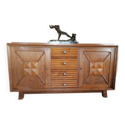 Sideboard 1940 France Brutalist style Charles Dudouyt