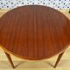 Scandinavian design round table in teak 1960