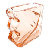 Art Deco vase, crystal, Moser, Czechoslovakia, 1930s