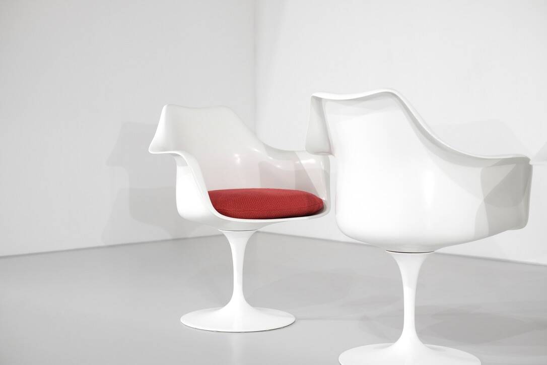 Set of "Tulip" model armchairs by Eero Saarinen for Knoll, USA