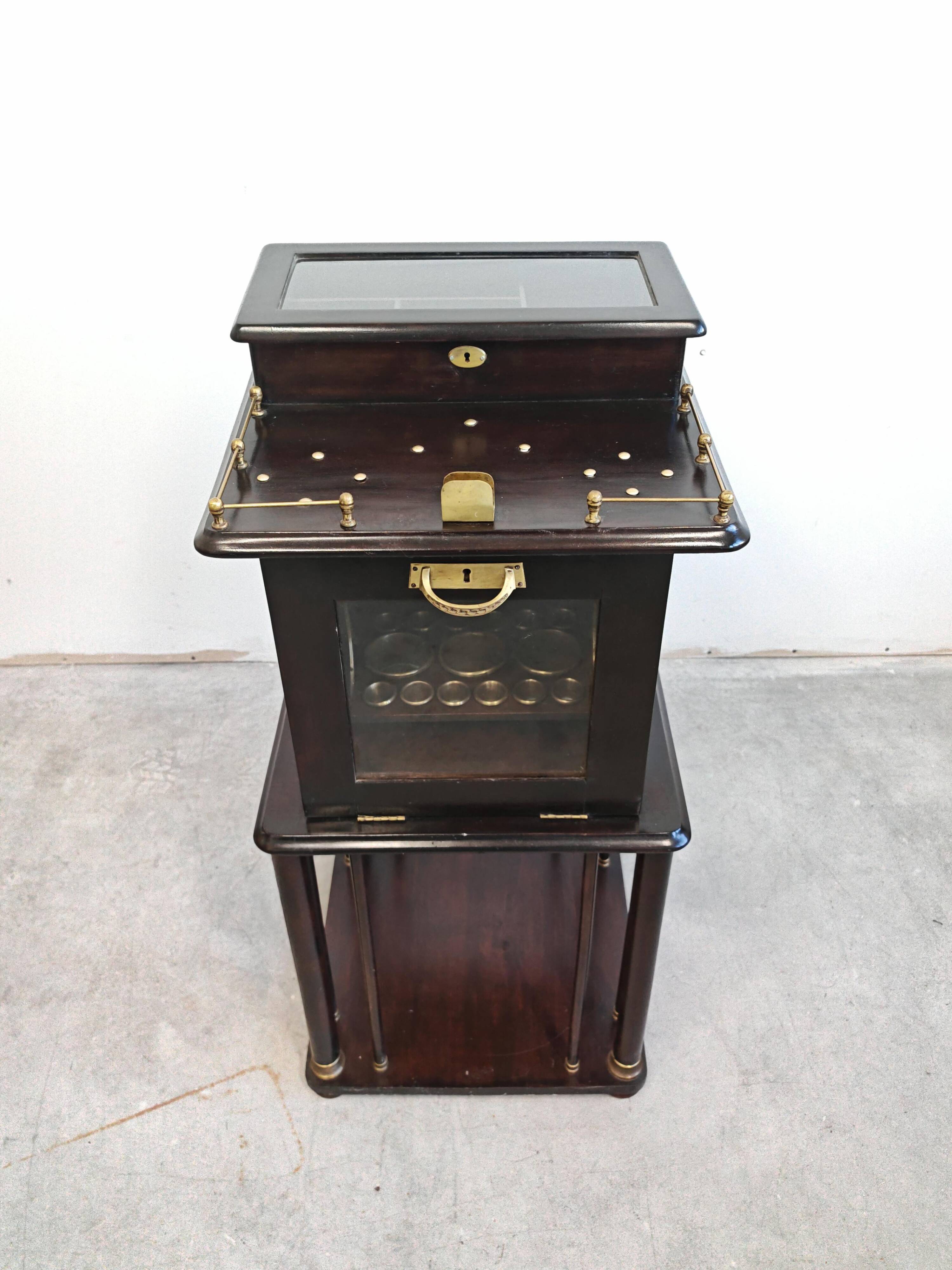 Antique Jugendstil Cigar Humidor Buffet circa 1910