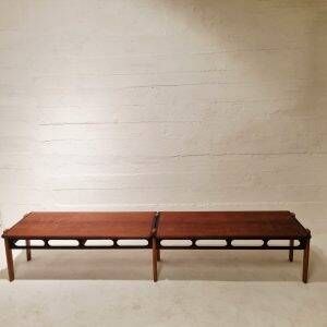Large bench 1950s – William Watting Scanflex | Mid-century modern design furniture