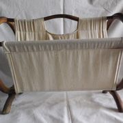 Porte revu en bambou et tissus