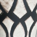 Cache-pot motifs abstraits noirs