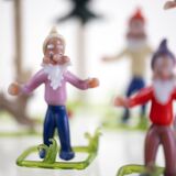 Vintage Glass Figurine Set, Jaroslav Brychta, 1930s–1940s