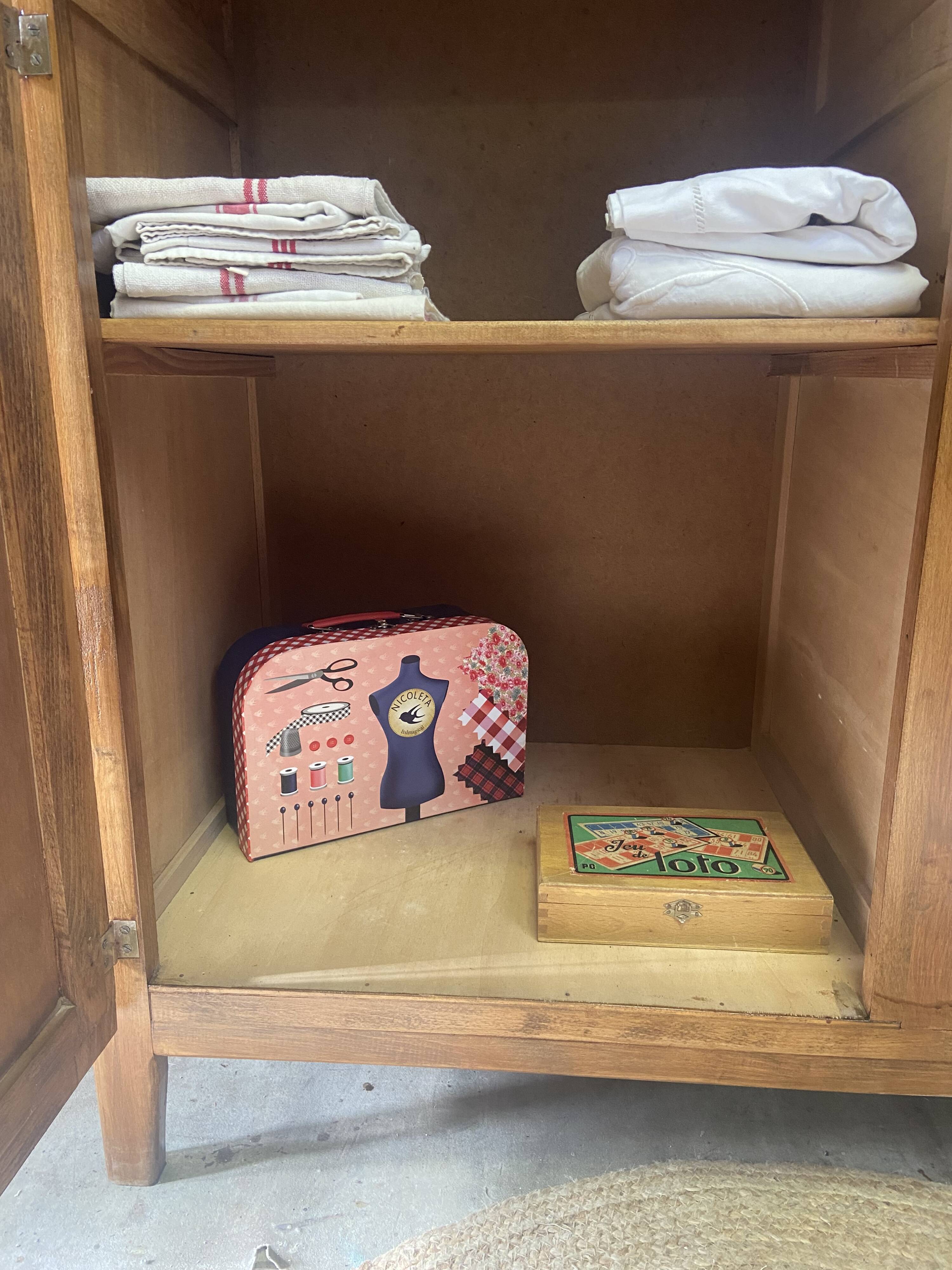 Vintage asymmetrical wardrobe