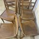 Set of 6 vintage wooden chairs — Monobloc licence assem