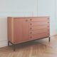 Enfilade/ Commode vintage rénové style anglais, années 70