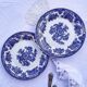 Duo of 2 flat plates Portuguese iron earth
