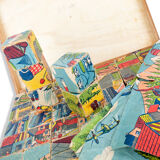 Set of 35 cubic wooden by MFR